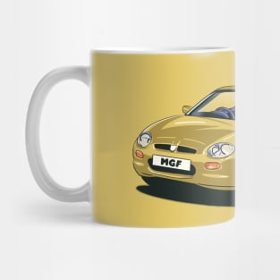 MG MGF Sienna Gold Car Mug